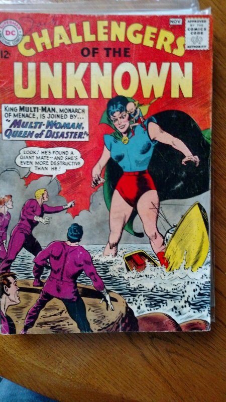 CHALLENGERS OF THE UNKNOWN #34(DC,1963) Condition VG