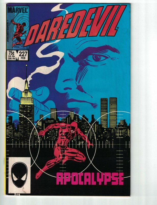 Daredevil #227 VG frank miller's born again begins - kingpin  david mazzucchelli