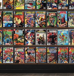Huge Lot 150+ Comics with Ultimate Spider-Man, Ka Zar The Savage, Rom & More!