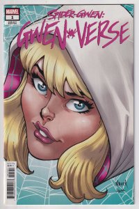 Spider-Gwen: Gwenverse #1 Todd Nauck Headshot Cover (2022) Spider-Gwen