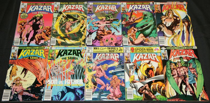 Vintage Marvel Bronze Age KA-ZAR VOL. 3 31pc Comic Lot FN/VF+