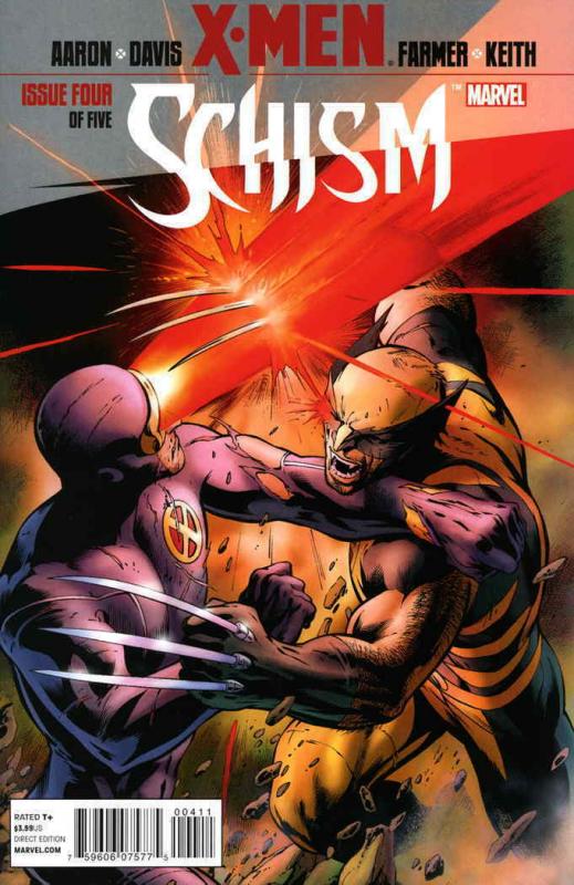 X-Men: Schism #4 VF/NM; Marvel | save on shipping - details inside