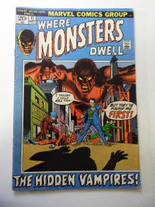 Where Monsters Dwell #17 (1972) VG+ Condition