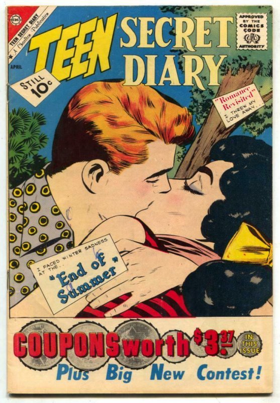 Teen Secret Diary #10 1961-Charlton Romance-End of Summer