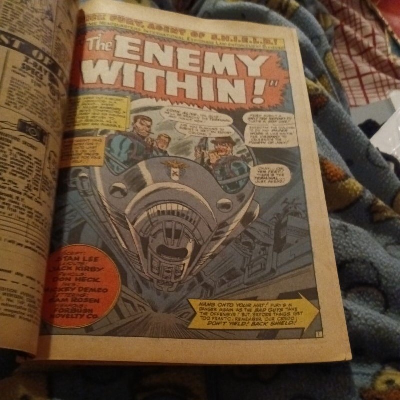 Strange Tales #147 Nick Fury Agent of SHIELD The Enemy Within 1966 Marvel Comics