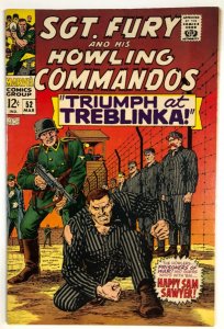 SGT FURY 52 (March 1968) FINE  Triumph at Trebkinka Friedrich, Ayers, Severin