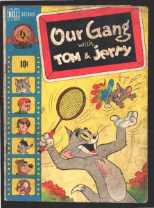 Our Gang With Tom & Jerry #51 1948-Dell-Badminton cover-Barney Bear appear-VG-