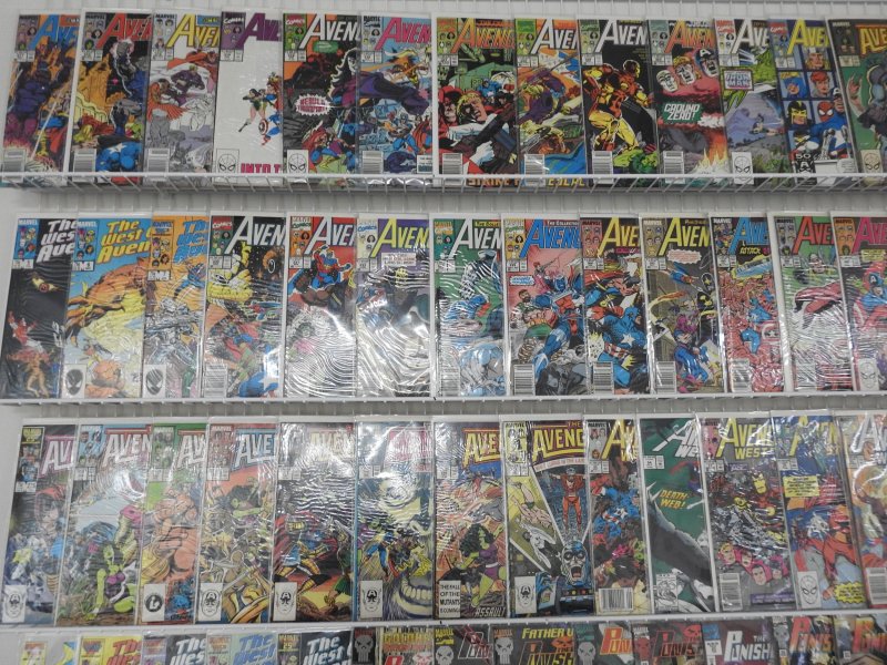 Huge Lot of 150+ Comics W/ Avengers, The Punisher, +More! Avg. FN+ Condition!