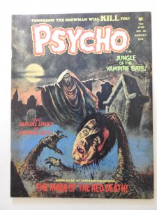 Psycho #20 (1974) Jungle of the Vampire Bats! Sharp VF-NM Condition!
