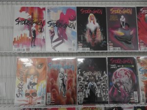 Spider-Gwen 2nd Series Complete Run 1-34! + Annual #1 and 3 Variants! Avg VF/NM!