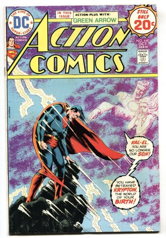 ACTION COMICS #440 1974-SUPERMAN-1st Grell GREEN ARROW