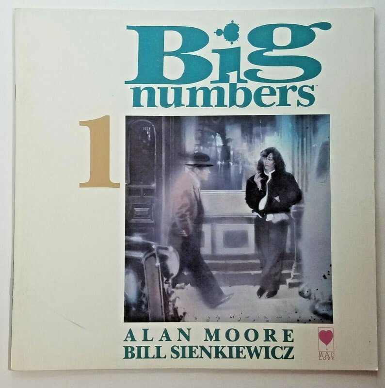 RARE First Edition 1990 Big Numbers #1 and #2 Alan Moore Bill Sienkiewicz