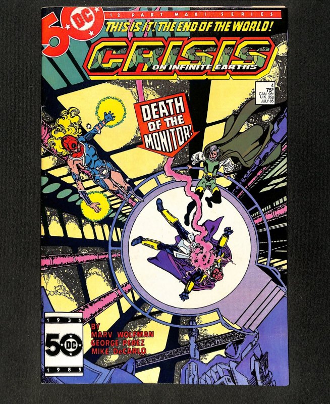 Crisis on Infinite Earths #4