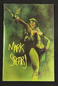 MARK SPEARS MONSTERS #6 VAMPIRELLA HOLOFOIL VAR SIGNED BY MARK SPEARS W/COA NM