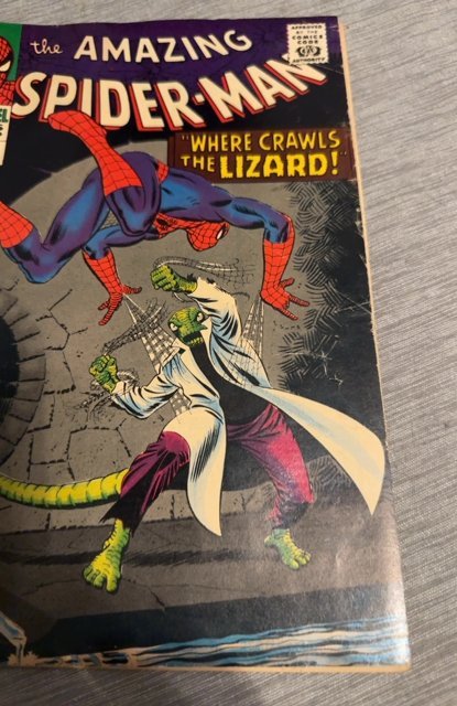 The Amazing Spider-Man #44 (1967)the lizard some tanning