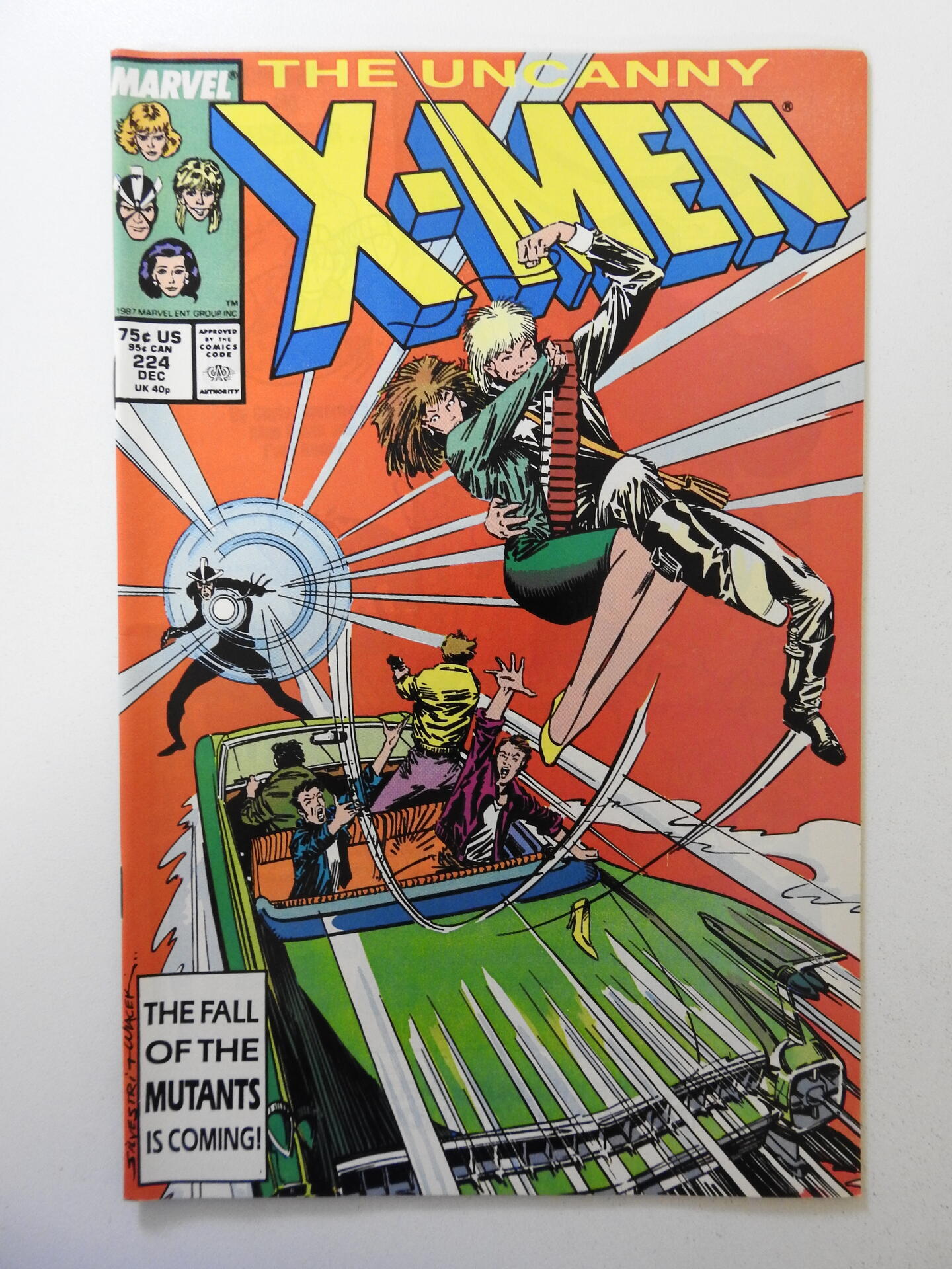 The Uncanny XMen 224 (1987) VF Condition! Comic Books Copper Age