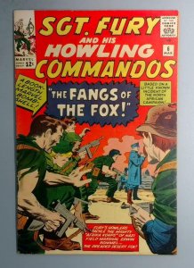 Sgt. Fury & His Howling Commandos #6 VG/FN Marvel 1964 BW1