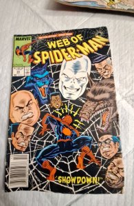 Web of Spider-Man #55 Newsstand Edition (1989)