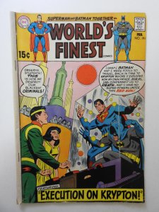 World's Finest Comics #191 (1970) VG Condition! 1 in tear front cover