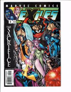 Lot Of 3 Exiles Marvel Comic Books # 2 4 5 X-Men Wolverine Storm Rogue J90