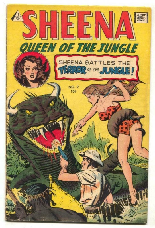 Sheena Queen of the Jungle #9- IW Golden Age reprint VG+