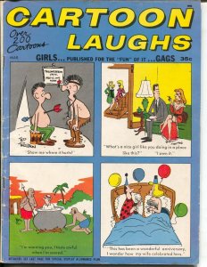 Cartoon Laughs 3/1967-Marvel-Jokes-cartoons-Trogdon-cheesecake-deCarlo-VG