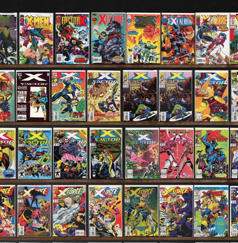 Huge Lot 140+ Comics with X-Factor, X-Force, X-Men, The Uncanny X-Men & More!