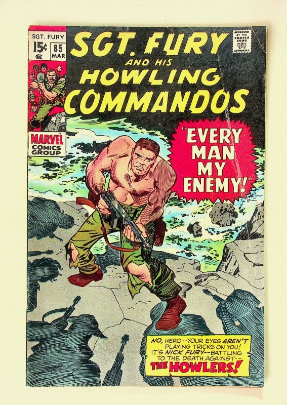 Sgt. Fury and his Howling Commandos #85 (Mar 1971, Marvel) - Good-