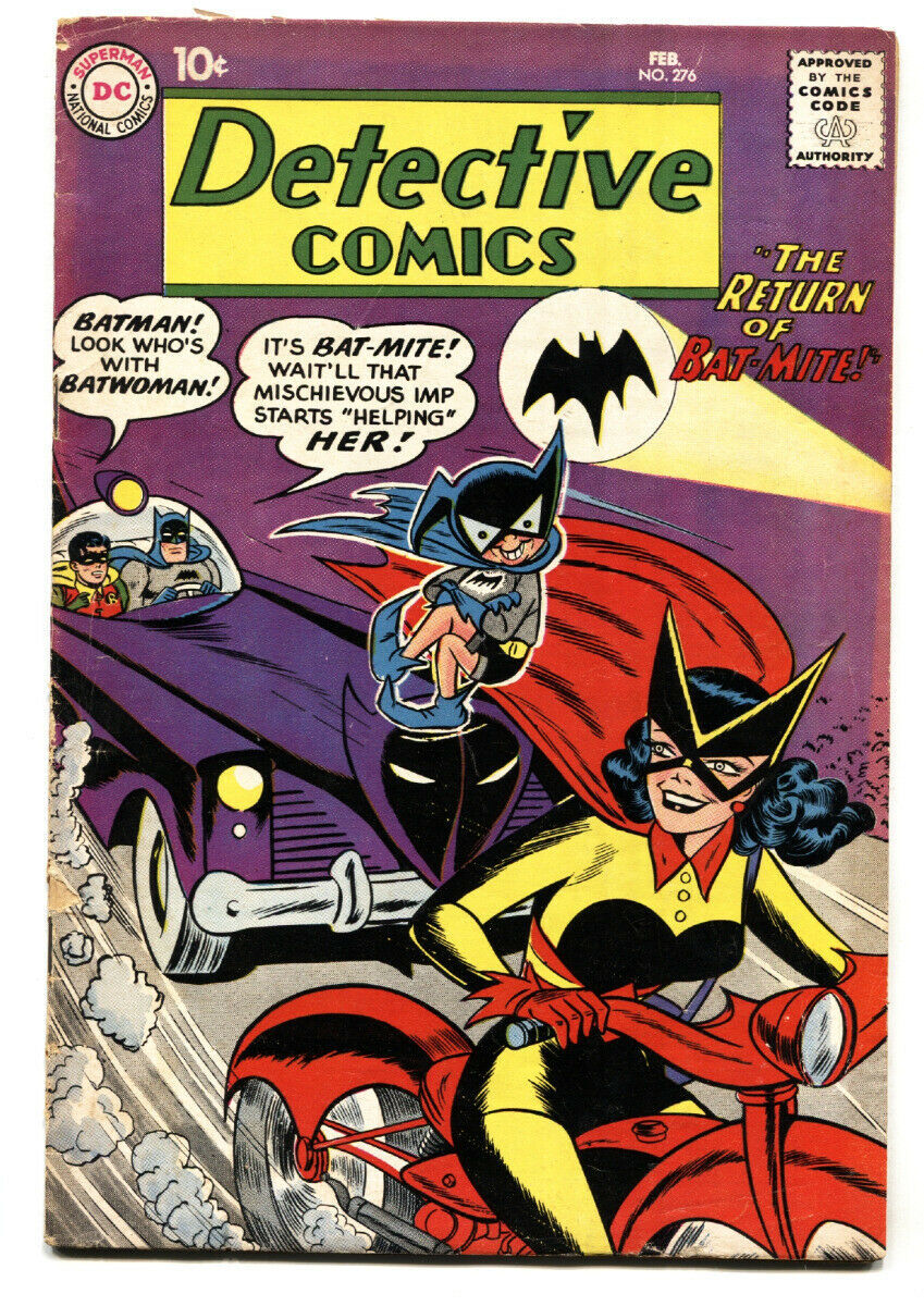 Detective Comics #276 Batman Batwoman Motorcycle-1960 Comic Book Vg+ | Comic  Books - Silver Age, DC Comics, Batman, Superhero / HipComic