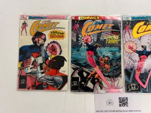 4 The Comet Impact Comic Books # 1 2 3 4 25 JS61