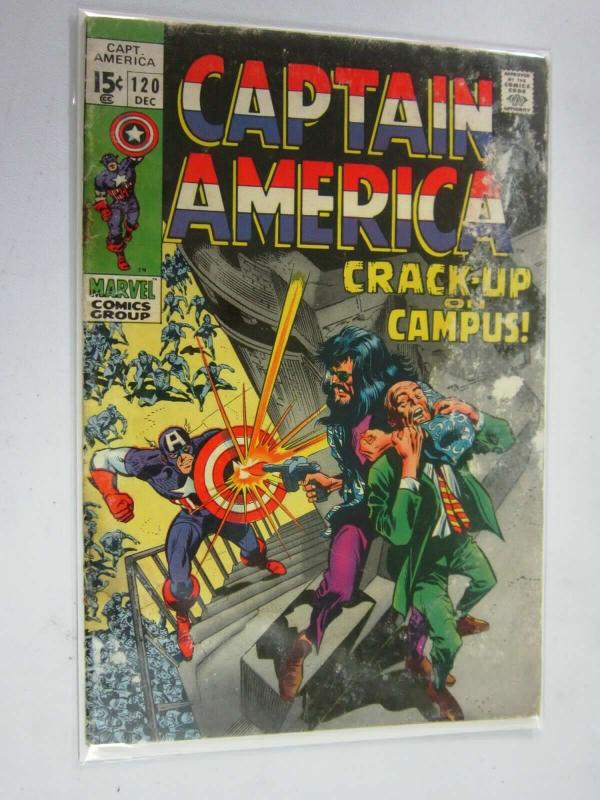 Captain America (1st Series) #120, Water Damage 2.0 (1969)