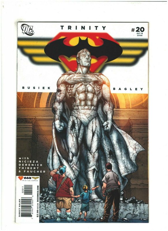 Trinity #20 NM- 9.2 DC Comics 2008 Superman, Batman & Wonder Woman   761941270456