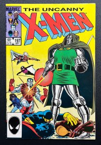 The Uncanny X-Men #197 (1985) John Romita Jr. Art - Dr Doom Cvr - VF+/NM