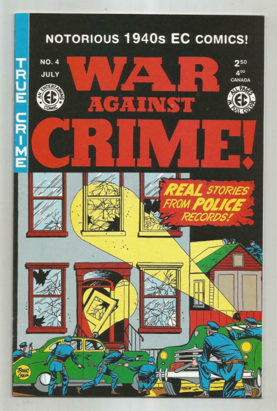 WAR AGAINST CRIME #4, VF/NM, 2000, EC, Johnny Craig, Feldstein