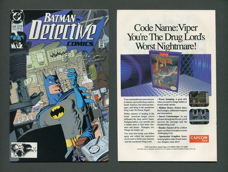 Detective Comics #618 #619 #620 #621 (SET) VFN - NM  1990 (C)