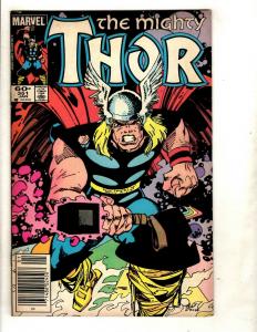 11 The Mighty Thor Marvel Comics # 347 349 350 351 352 353 356 357 372 + J334