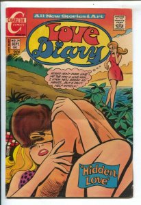 Love Diary #74 1971-Charlton-20¢ cover price-Hidden Love-VG