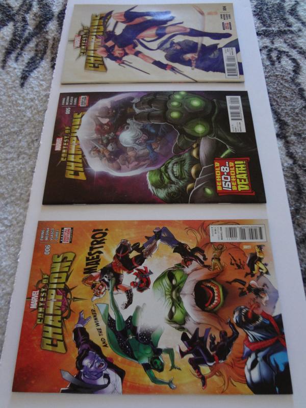 Contest of Champions #1-6, NM+; Appearances by Venom, Hulk,  and The Collector!!