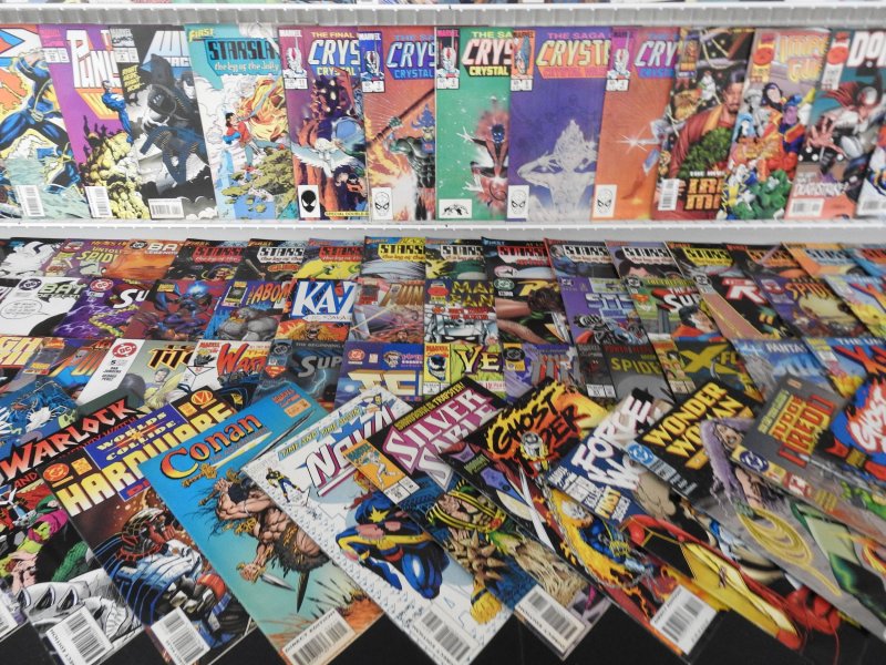 Huge Lot 190+ Comics W/ Venom, Ghost Rider, Spider-Man, Flash+ Avg Fine Cond!!