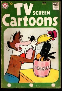 Tv Screen Cartoons #135 1960-DC-Cookie jar prank cover-scarce-Fox and Crow-Vi...