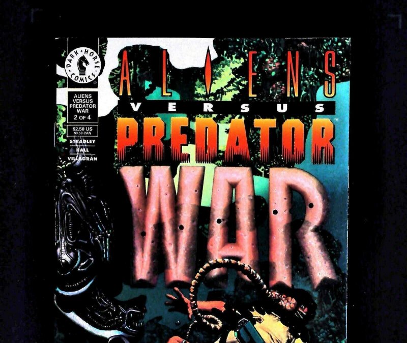 Alien Vs Predator War #2  Dark Horse Comics 1995 Vf- Newsstand