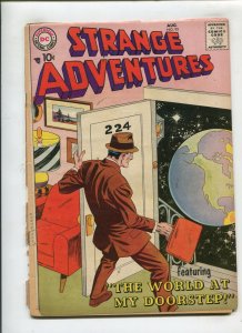 STRANGE ADVENTURES #95  (1.0/1.5) THE WORLD AT MY DOORSTEP!! 1958
