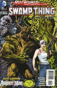 Swamp Thing (5th Series) #12 VF/NM ; DC | New 52 Animal Man Rotworld Prologue 2