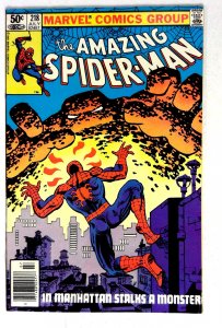 Amazing Spider-Man #218 (1981) Sandman Urban Marvel VF/NM