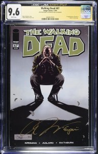 Walking Dead #67 signed by Josh McDermitt (11/09) Graded CGC 9.6