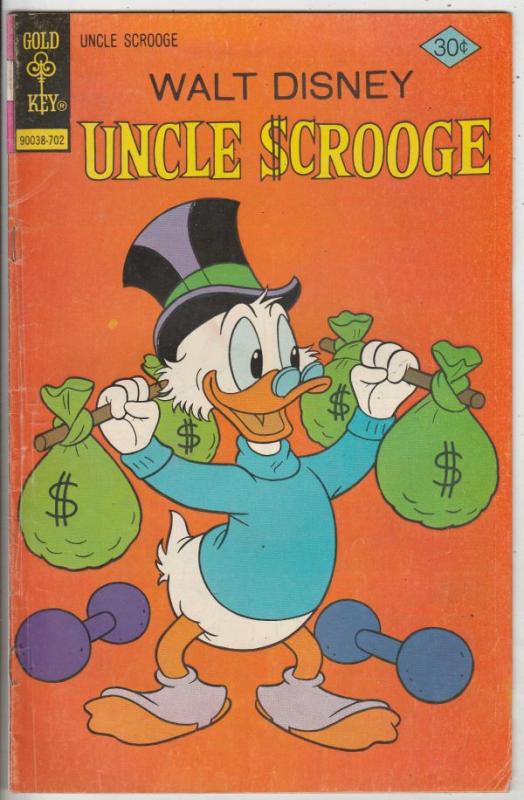 Uncle Scrooge, Walt Disney #137 (Feb-77) FN- Mid-Grade Uncle Scrooge