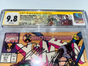 X - Men  (1990) # 271 (CGC 9.8 SS) Signed Jim Lee • Williams • Chris Claremont