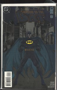 Batman: Shadow of the Bat #35 Embossed Cover (1995) Batman