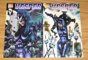 Vesper vol. 2 #1-2 VF/NM complete series - both james o'barr variants set lot