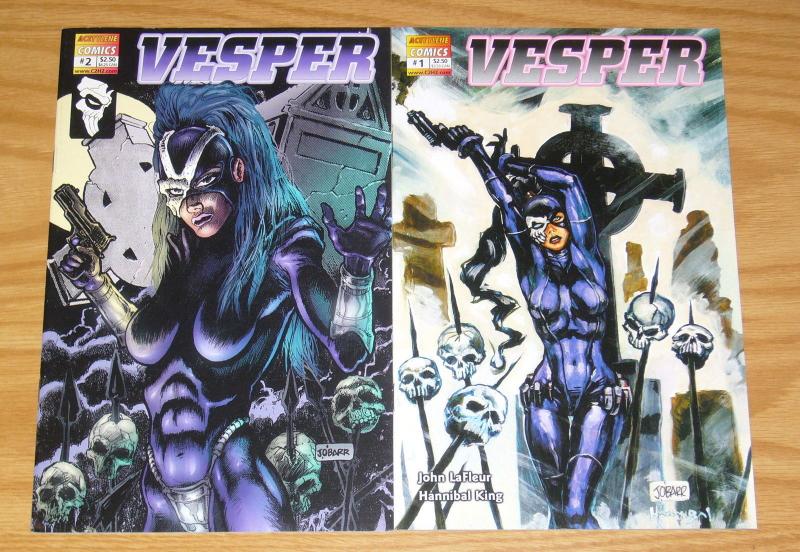 Vesper vol. 2 #1-2 VF/NM complete series - both james o'barr variants set lot